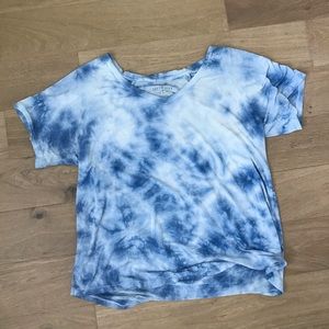 Soft & Sexy blue tie dye top